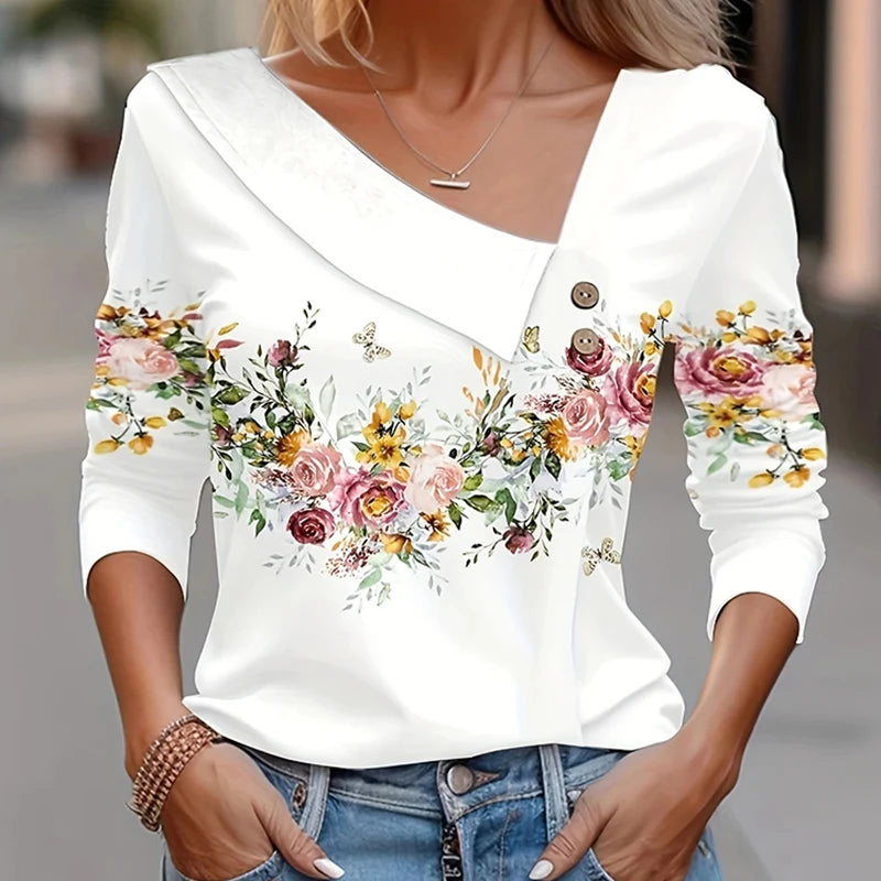 Blouses with Floral Print