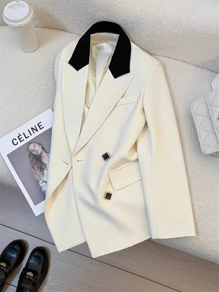 Blazer de Diseño Coreano Elegante
