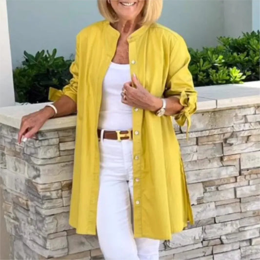 Blusa Cárdigan Estilo Profesional y Casual