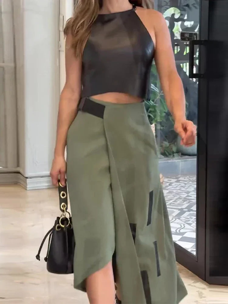 Conjunto Falda Asimétrica S-XXXL