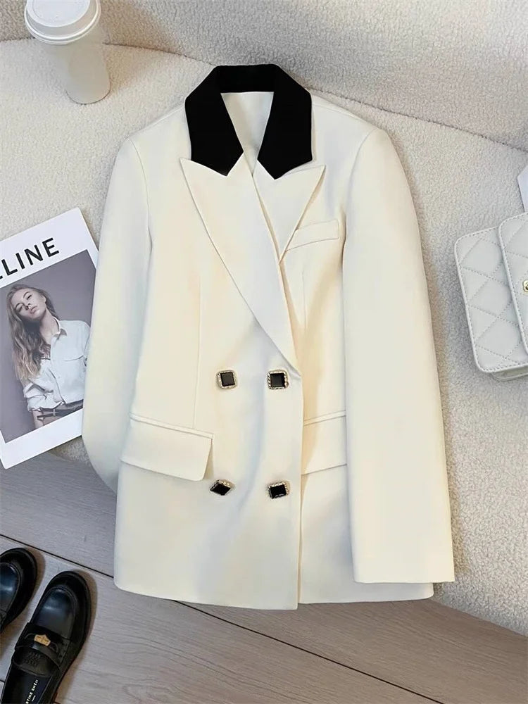 Blazer de Diseño Coreano Elegante