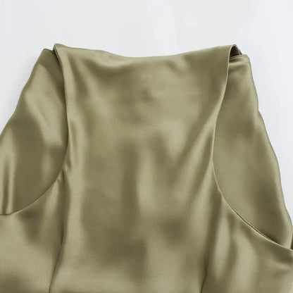 Vestido Midi de Satén