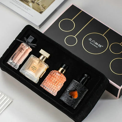 4 Piezas Perfume Original para Mujer – Set de Regalo 105ml