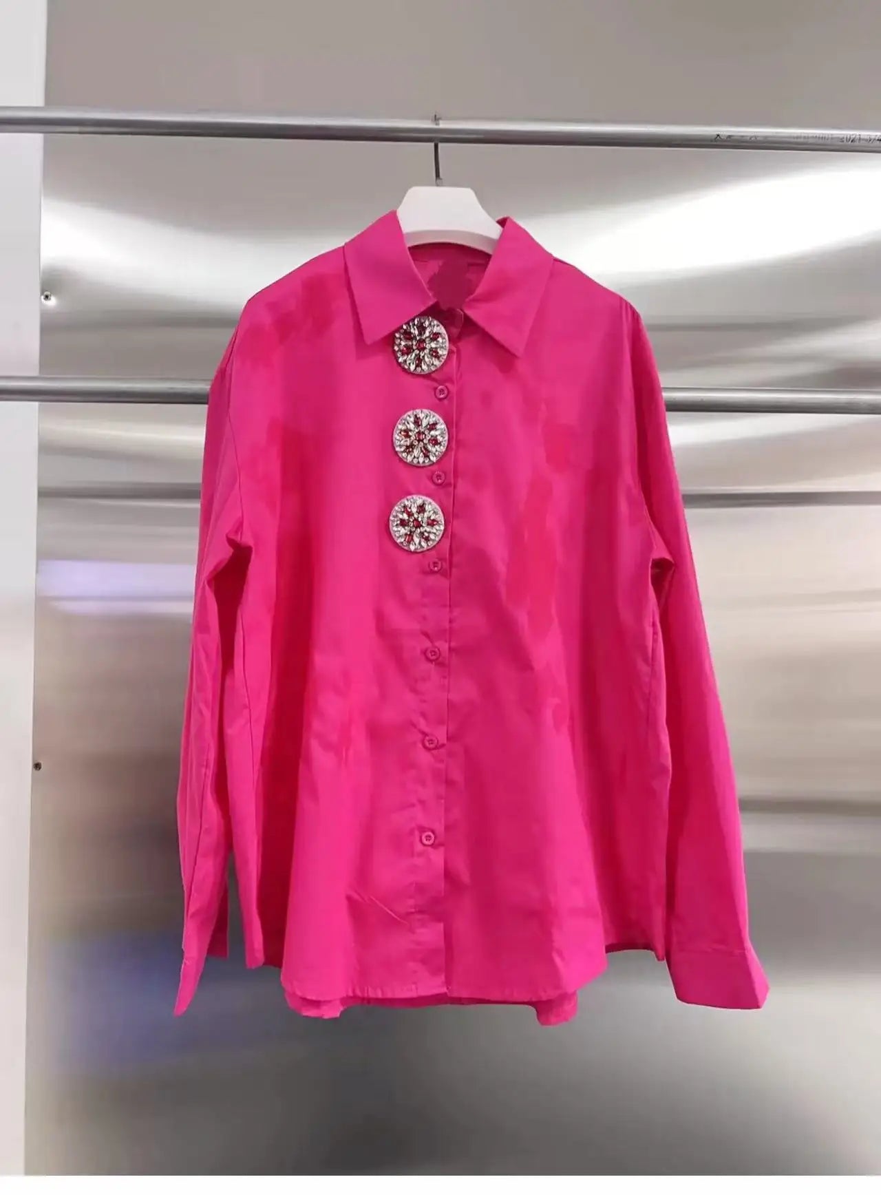 Blusa Casual de Algodón