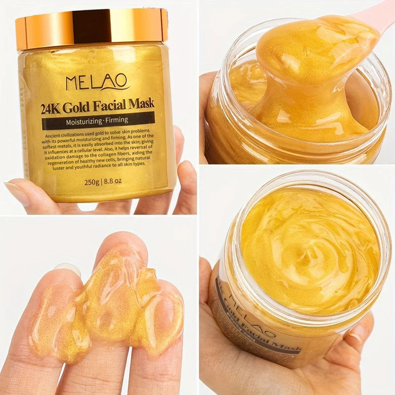 Mascarilla Facial de Oro 24K MELAO - 250g