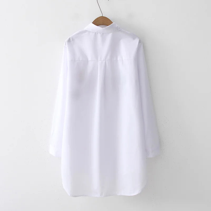 Blusa Casual de Manga Larga