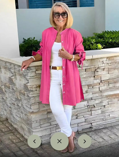 Blusa Cárdigan Estilo Profesional y Casual