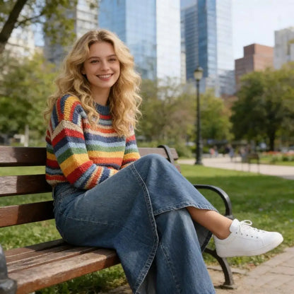 Pantalón de Pierna Ancha para Mujer