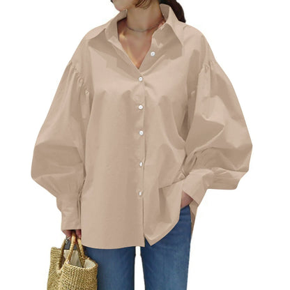 Blusa Mangas Farol S-5XL
