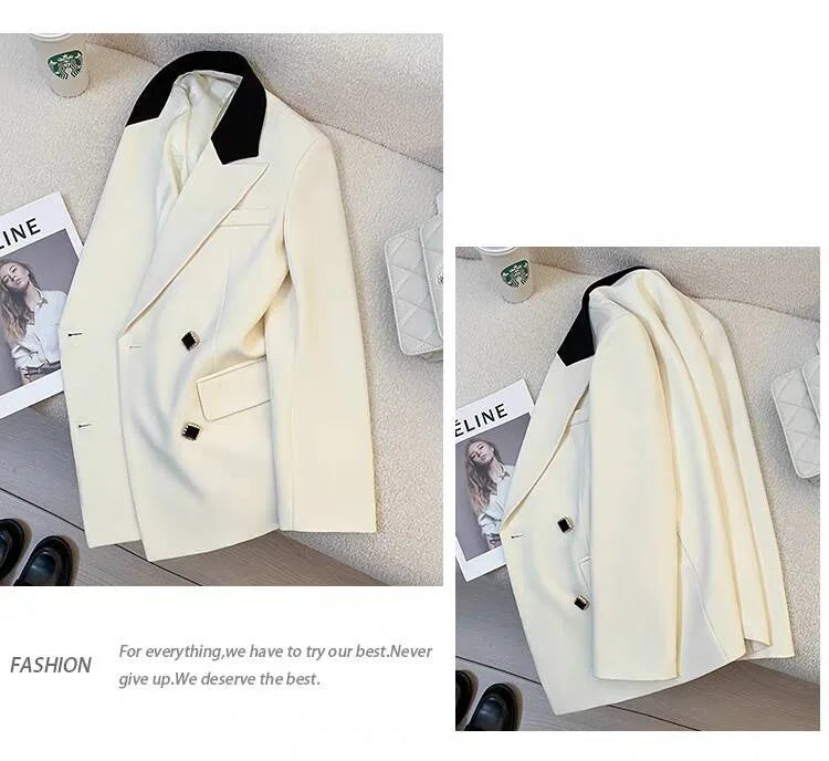 Blazer de Diseño Coreano Elegante