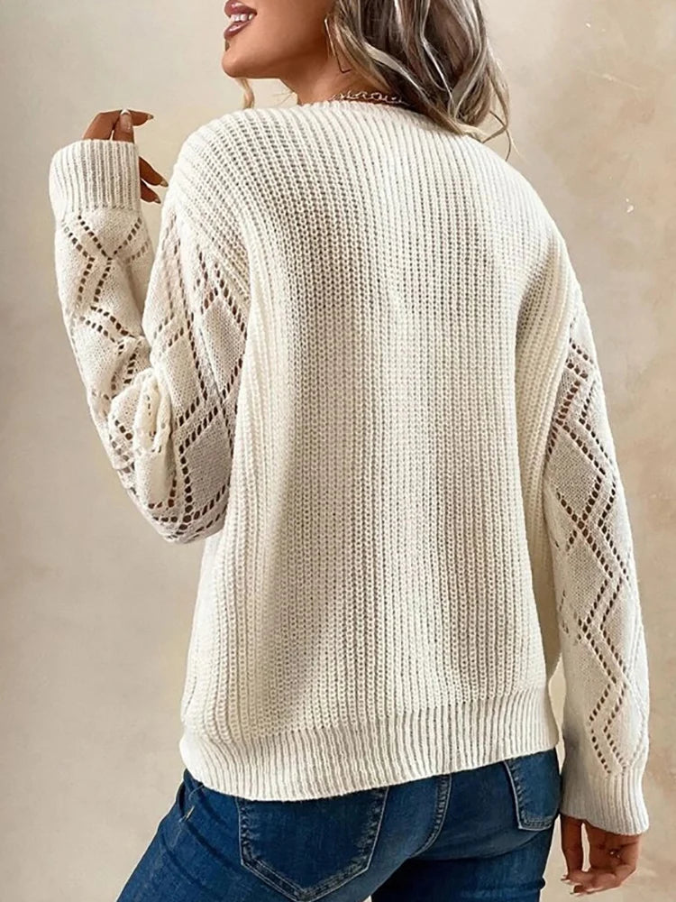 Loose V-Neck Sweater