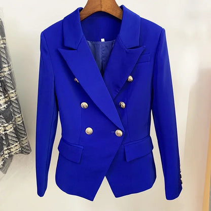 Blazer Femenino Slim Fit con Botones Metálicos