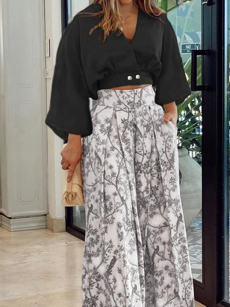 Conjunto 2 Piezas Casual Estampado