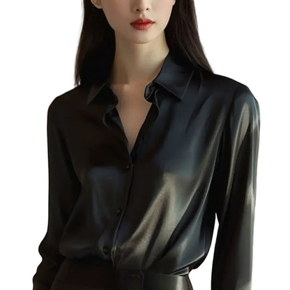 Blusa Elegante de Manga Larga S-XXXL