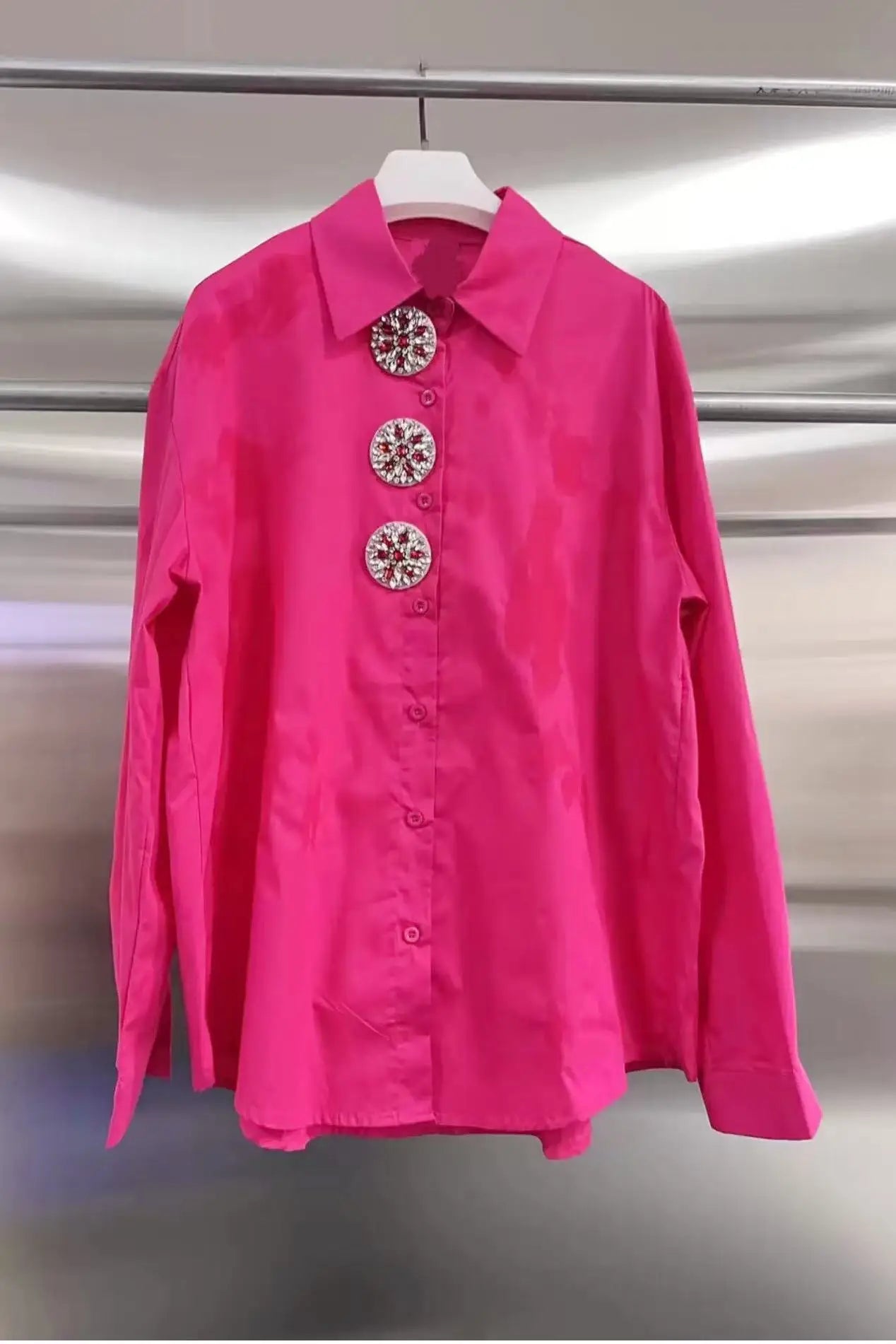 Blusa Casual de Algodón
