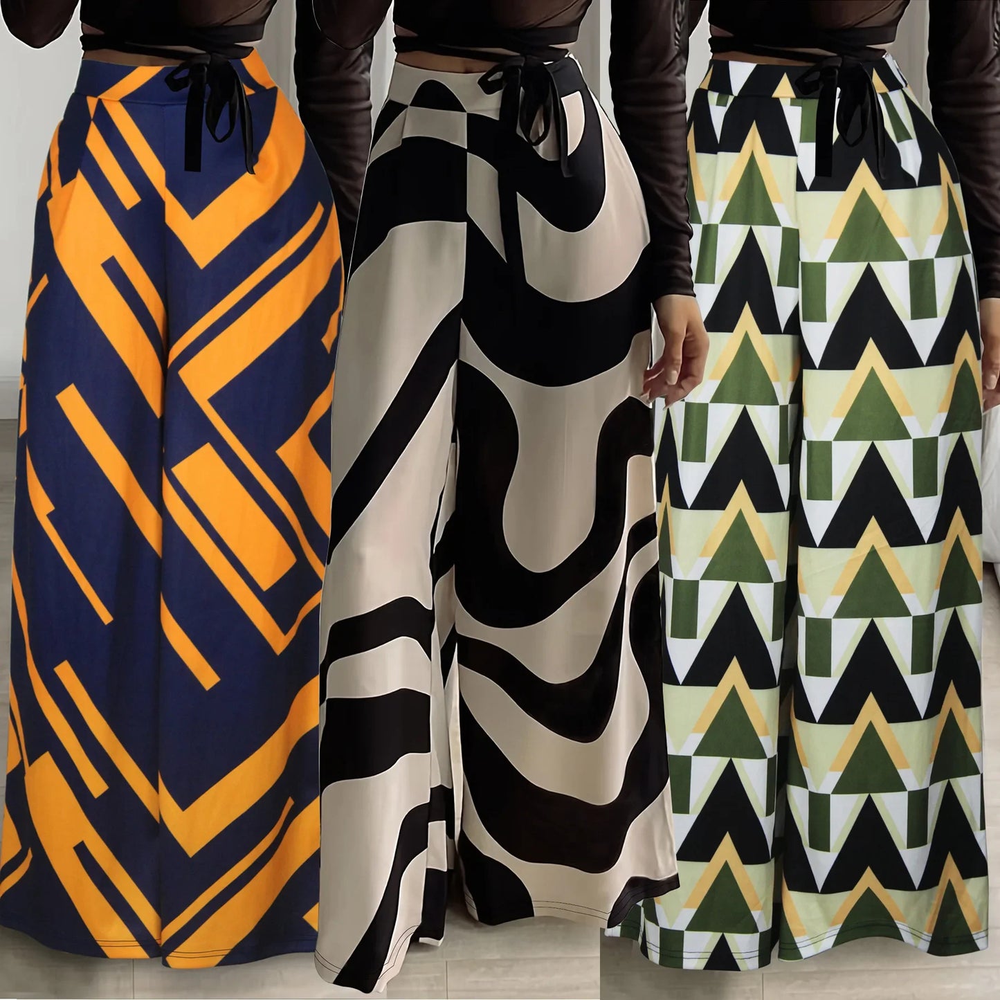 Pantalón Estampado Gráfico
