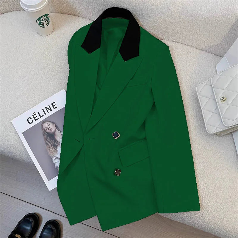 Blazer de Diseño Coreano Elegante