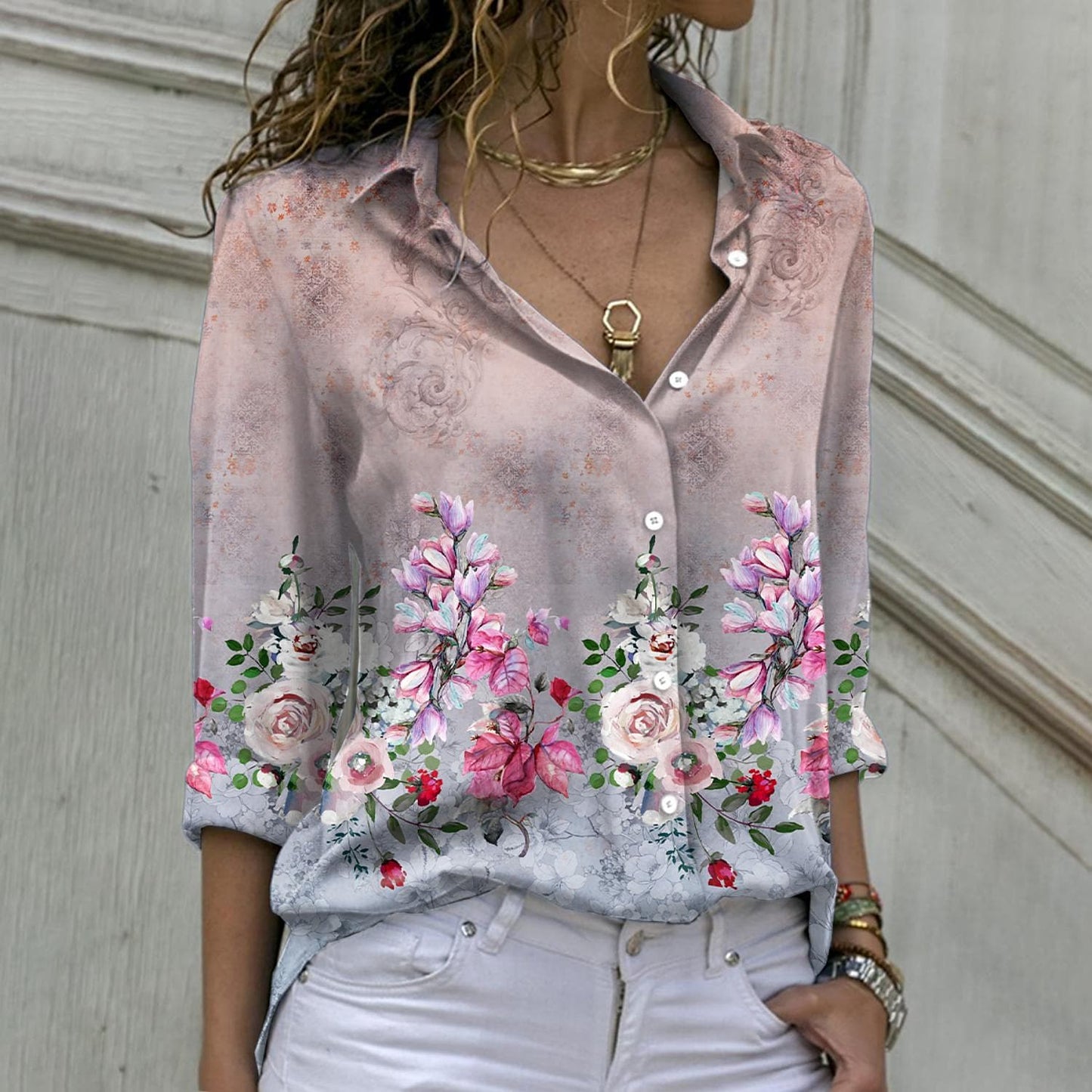 Blusa Casual Diseño Estampado S-5XL