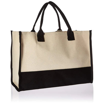 Bolso de Playa con Letras y Flores