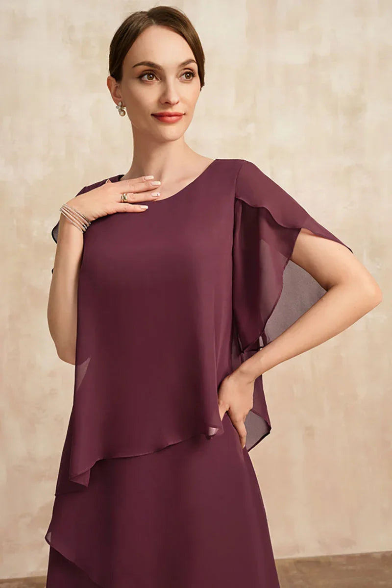 Plus Size Chiffon Dress