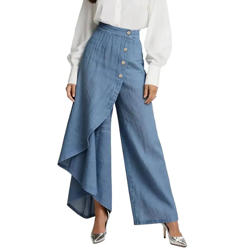 Pantalón de Pierna Ancha para Mujer