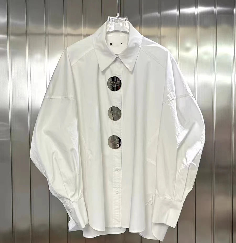 Blusa Casual de Algodón