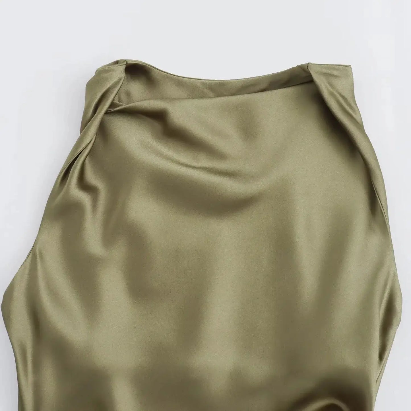 Vestido Midi de Satén