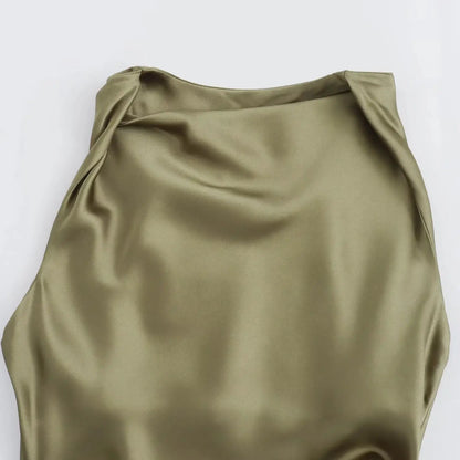 Vestido Midi de Satén