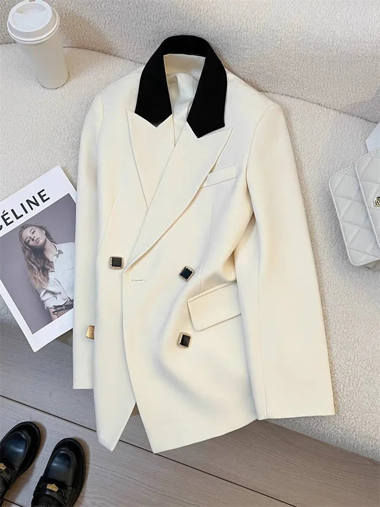 Blazer de Diseño Coreano Elegante
