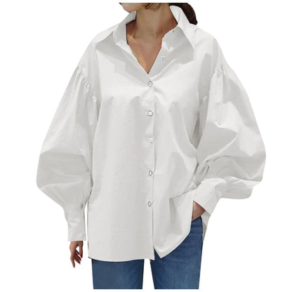 Blusa Mangas Farol S-5XL