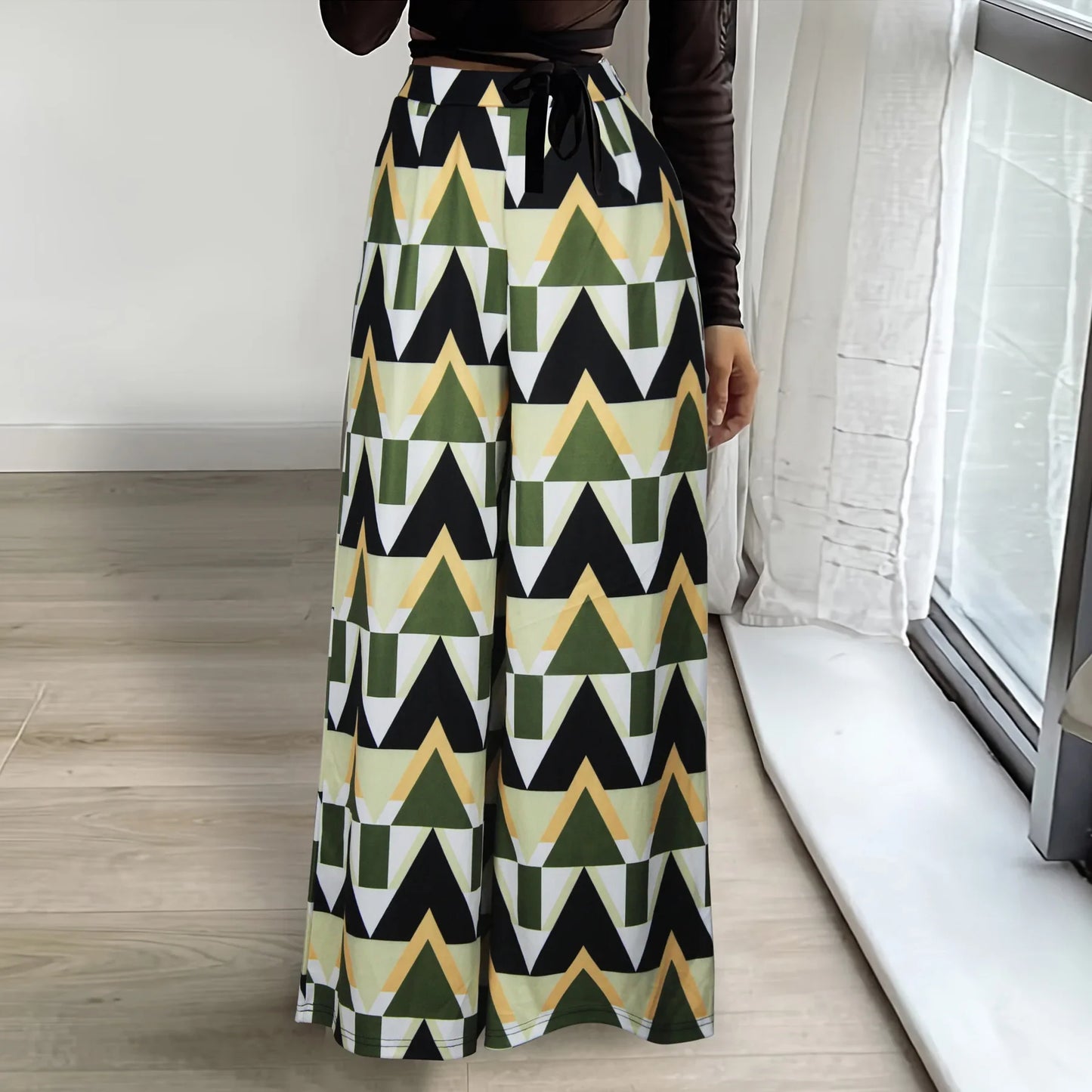 Pantalón Estampado Gráfico