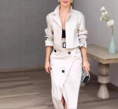 Conjunto Elegante de Dos Piezas para Mujer