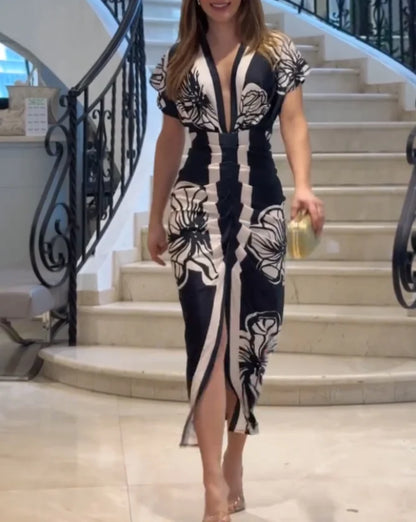 Vestido Midi Estampado S-XL