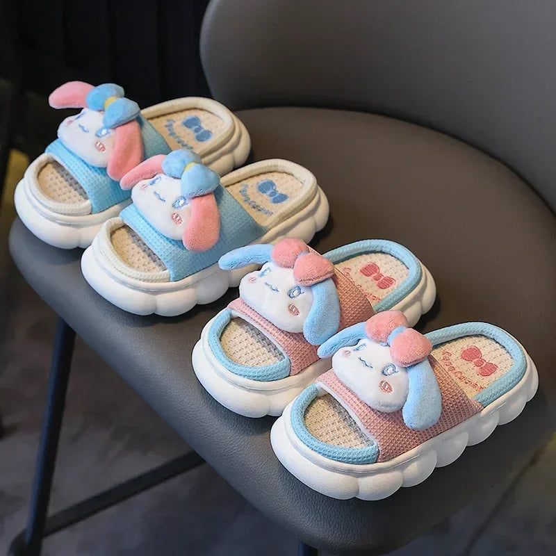 Linen Slippers for Children