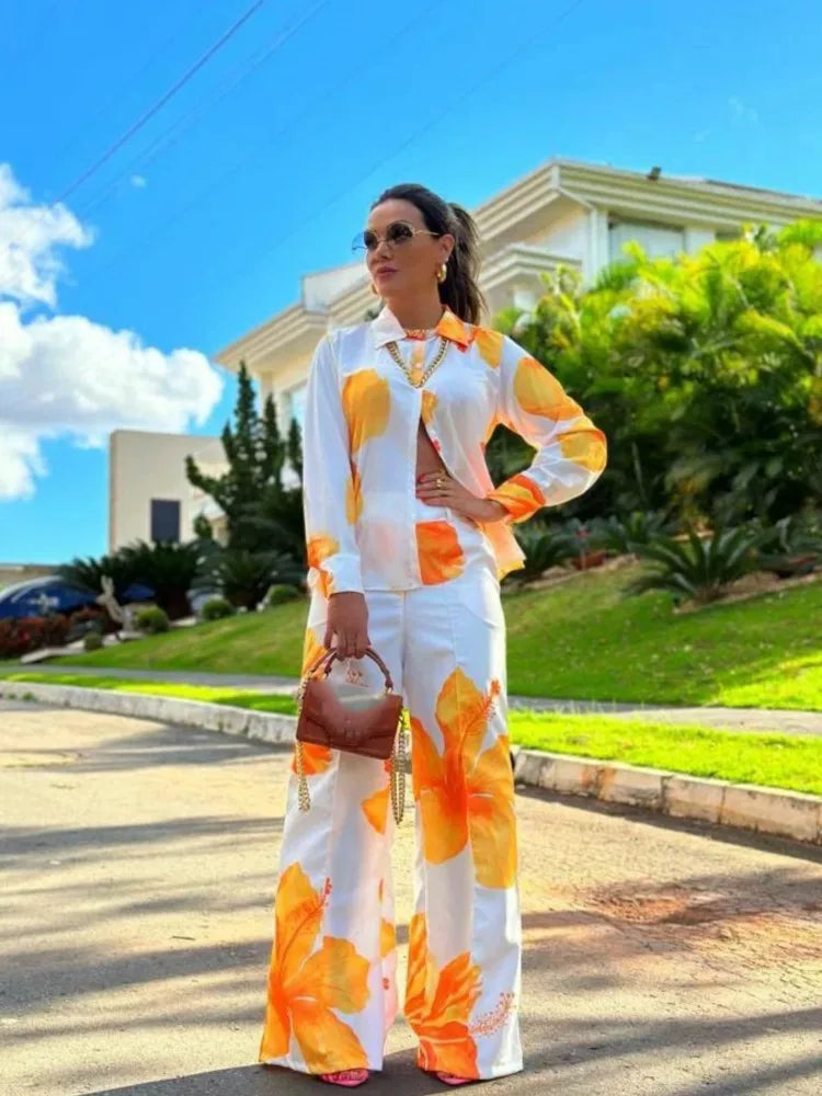Conjunto Casual Fashion Estampado S-2XL