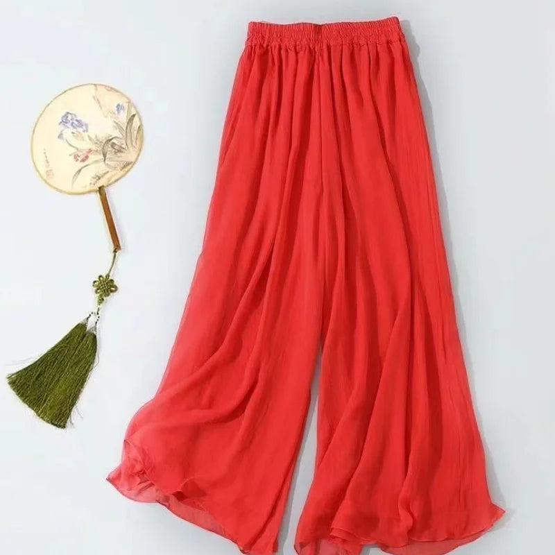 Pantalón de Chiffón (M-2XL)