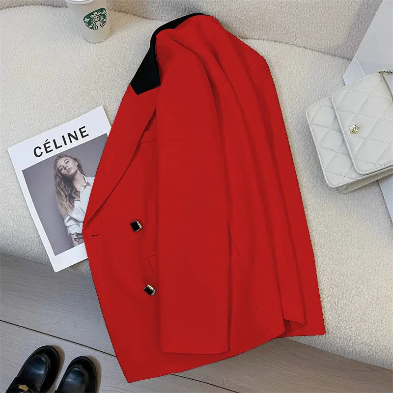 Blazer de Diseño Coreano Elegante