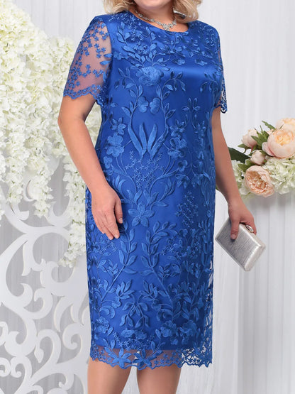 Vestido de Verano Plus Size para Invitadas de Boda