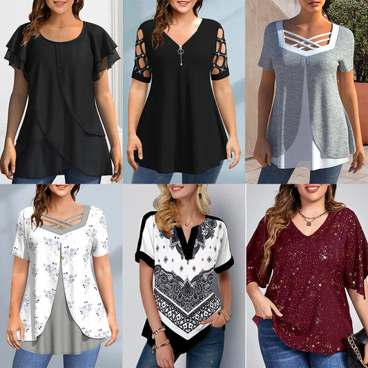 Blusa Plus Size Casual