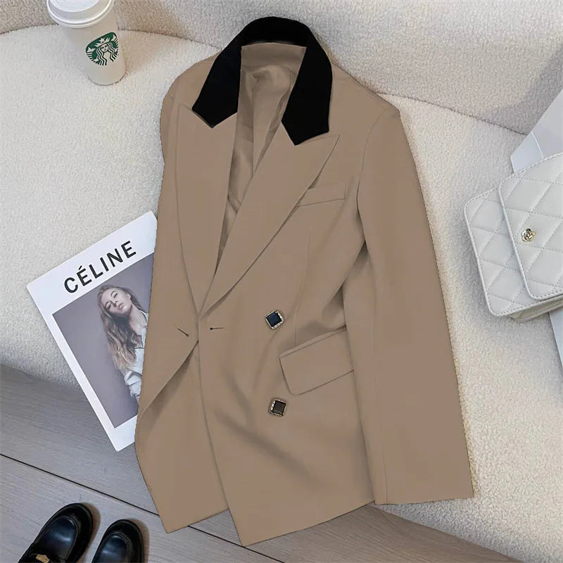 Blazer de Diseño Coreano Elegante