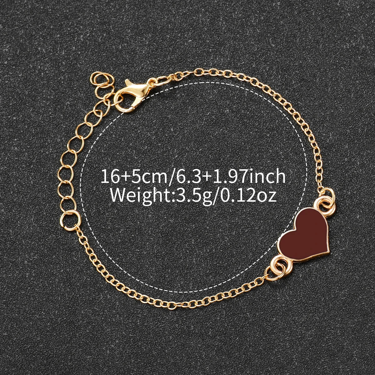 Conjunto de Reloj de Cuarzo y Pulsera con Corazón para Mujer