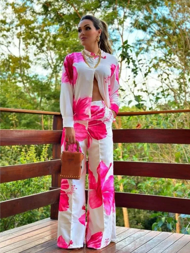 Conjunto Casual Fashion Estampado S-2XL