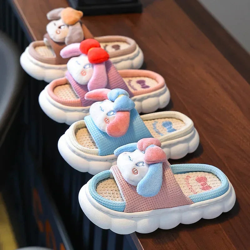 Linen Slippers for Children