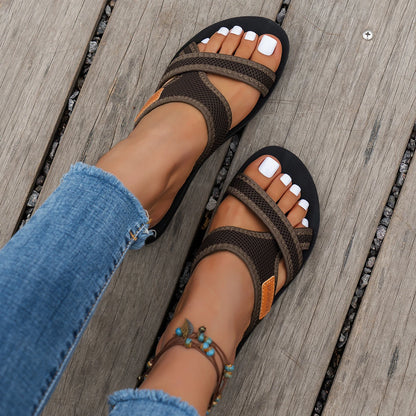 Sandalias Planas Deportivas para Mujer – Diseño Ligero y Versátil