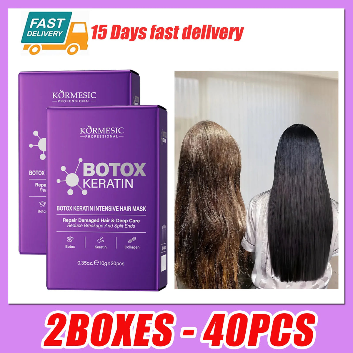 Mascarilla Capilar con Queratina de 10 g