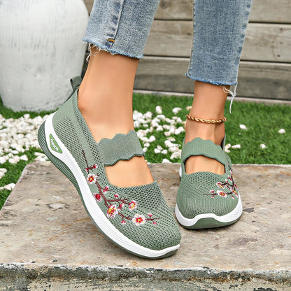 Zapatillas Planas Bordadas