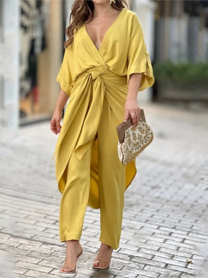 Conjunto de Dos Piezas - Estilo Moderno y Elegante