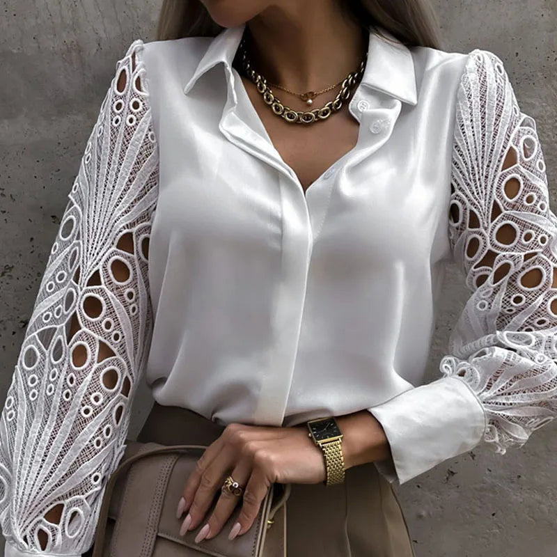 White Lace Blouse