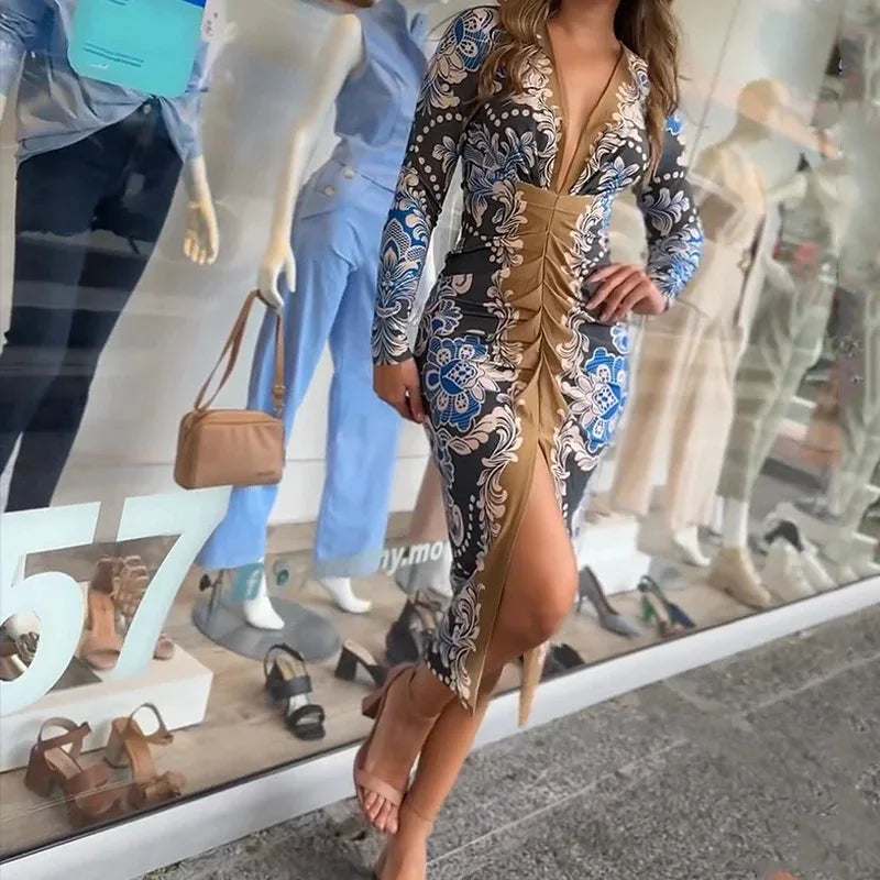 Vestido Estampado XS-XXXL