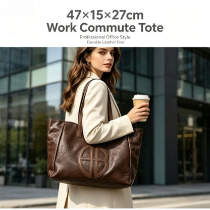 Bolso Tote Grande de Hombro con Diseño Clásico